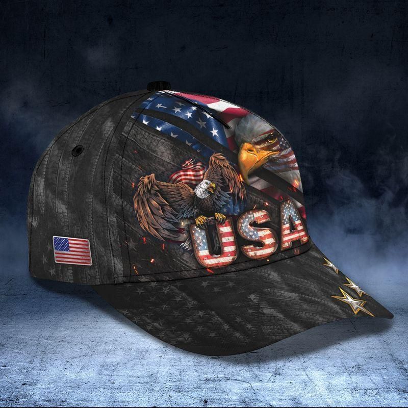 God Bless American Classic Cap Baseball Cap Trucker Hats Custom Hats Gifts For Men & Women