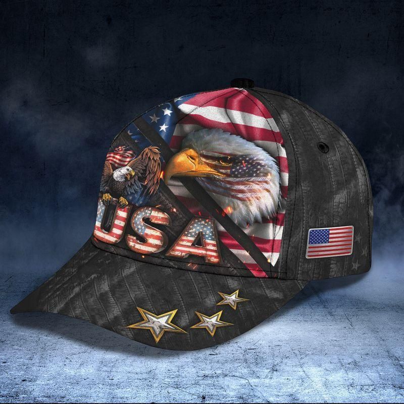 God Bless American Classic Cap Baseball Cap Trucker Hats Custom Hats Gifts For Men & Women