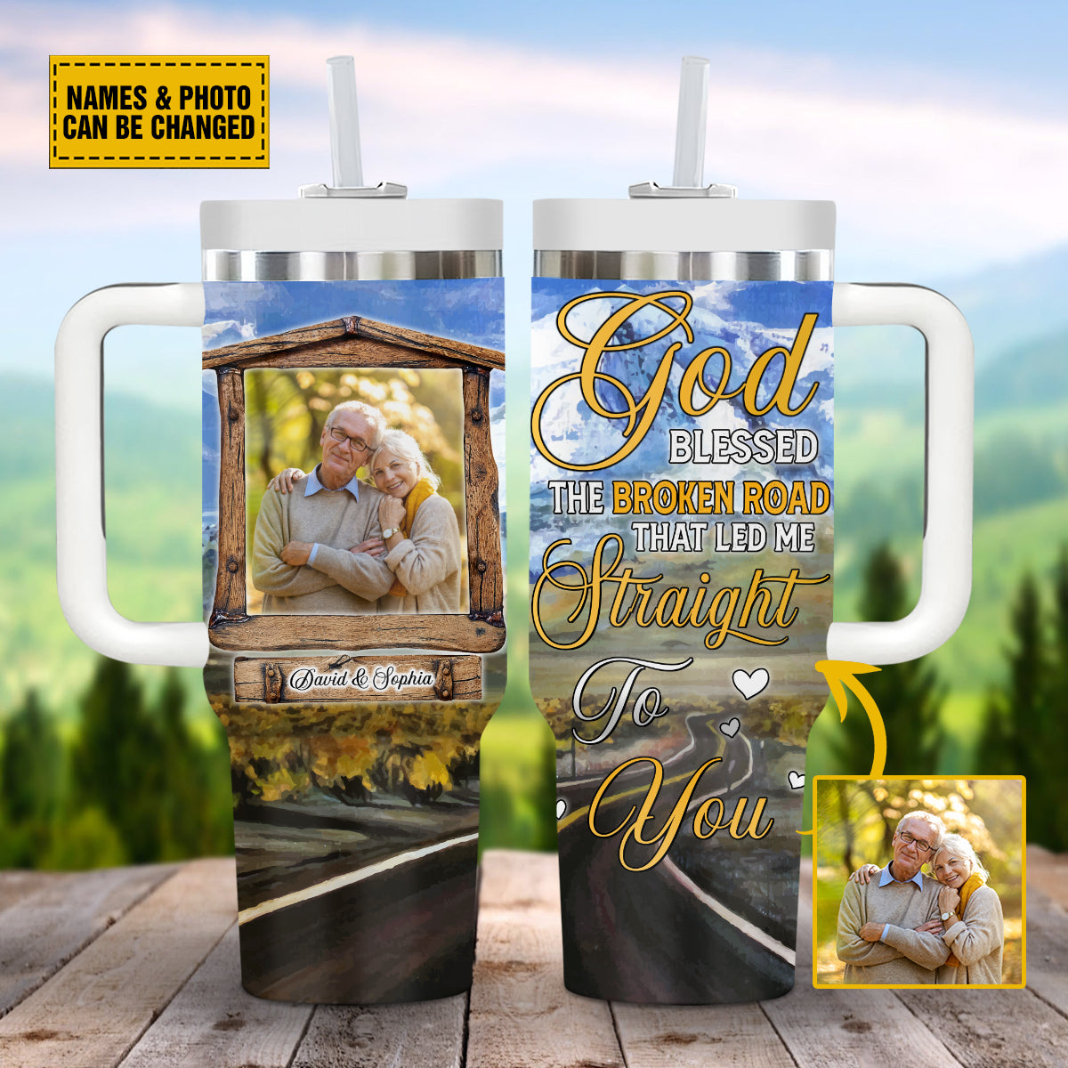God Blessed Photo Custom Stanley Cup 40 oz 30 oz Tumbler With HandleTVC2301689