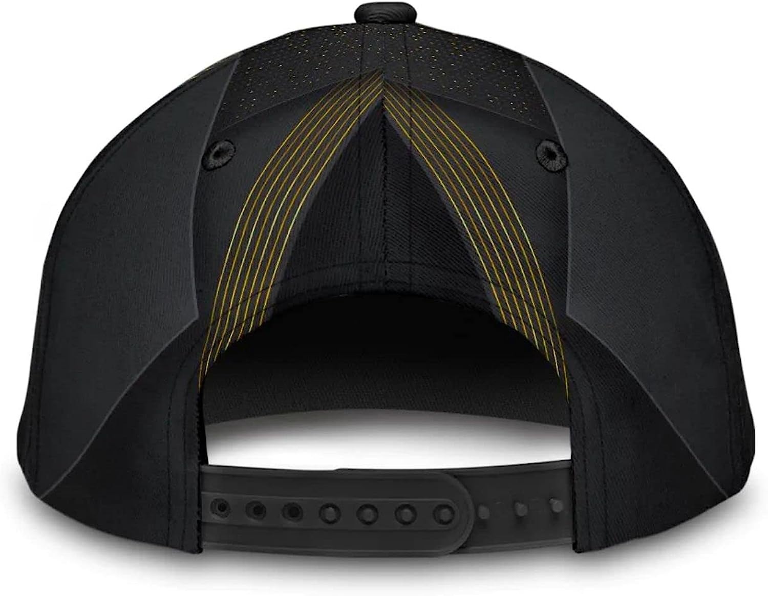 God Cross Metal Gold All Over Print Baseball Cap - Christian Hats For Men Women Trucker Hats Custom Hats Gifts For Men & Women