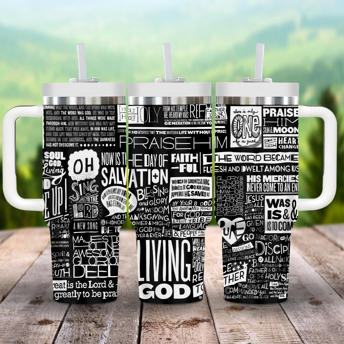 God Daily Bible Affirmations Custom Stanley Cup 40 oz 30 oz Tumbler With HandleTVC2301691