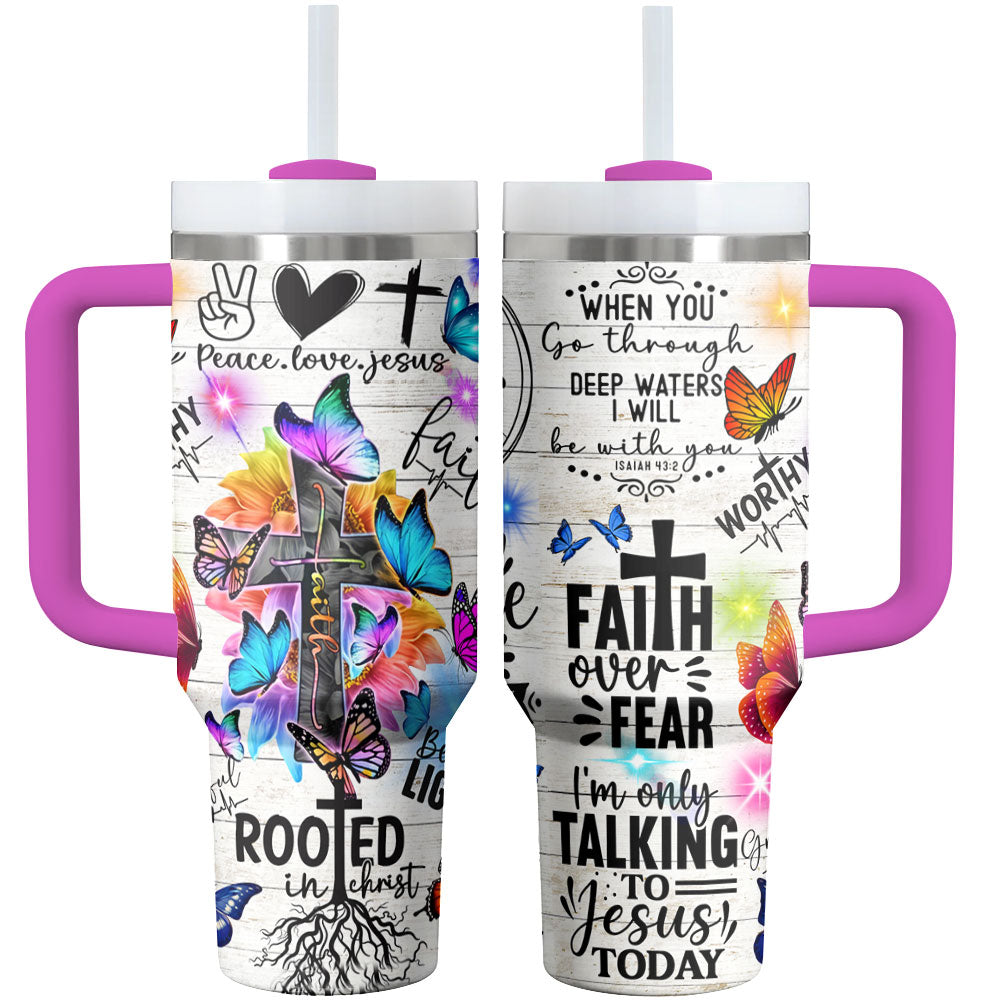 God Faith Flutter Custom Stanley Cup 40 oz 30 oz Tumbler With HandleTVC2301792