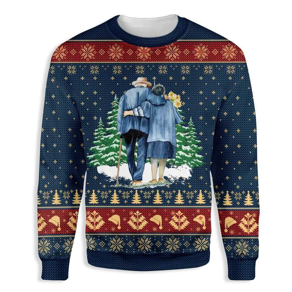 God Sent Me My Wife Ugly Christmas Sweater Adult 3D Funny Matching for family