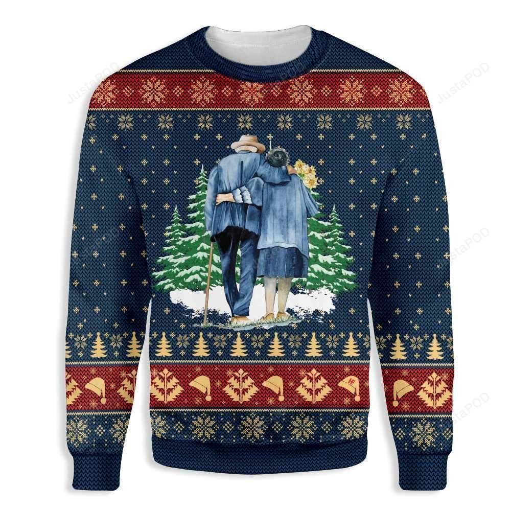 God Sent Me My Wife Ugly Christmas Sweater Adult 3D Funny Matching for family
