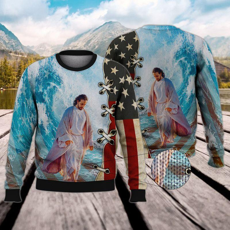 God Ugly Christmas Sweater Adult 3D Funny Matching for family