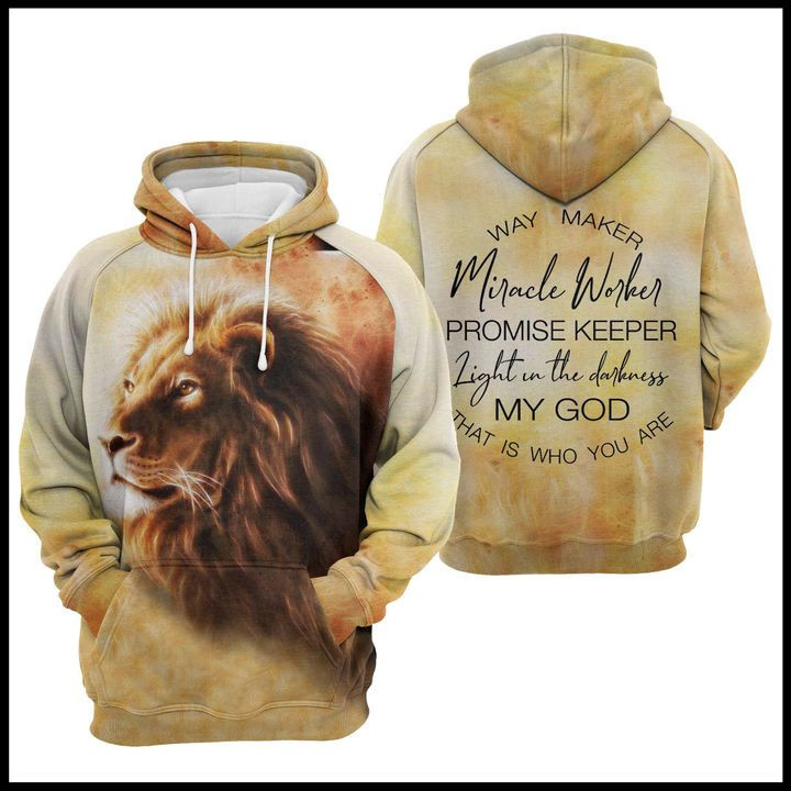 God Way Maker 3D All Over Print Hoodie, Zip Hoodie