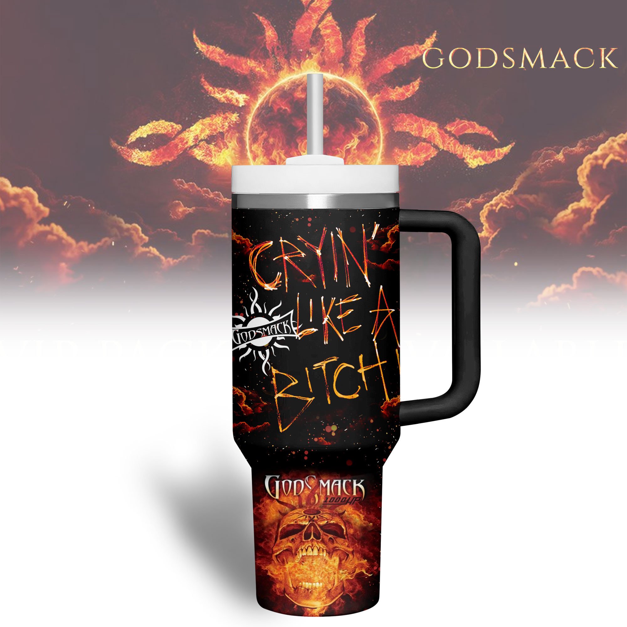 Godsmack Music Custom Stanley Cup 40 oz 30 oz Tumbler With HandleTVC2301278 - Image 3