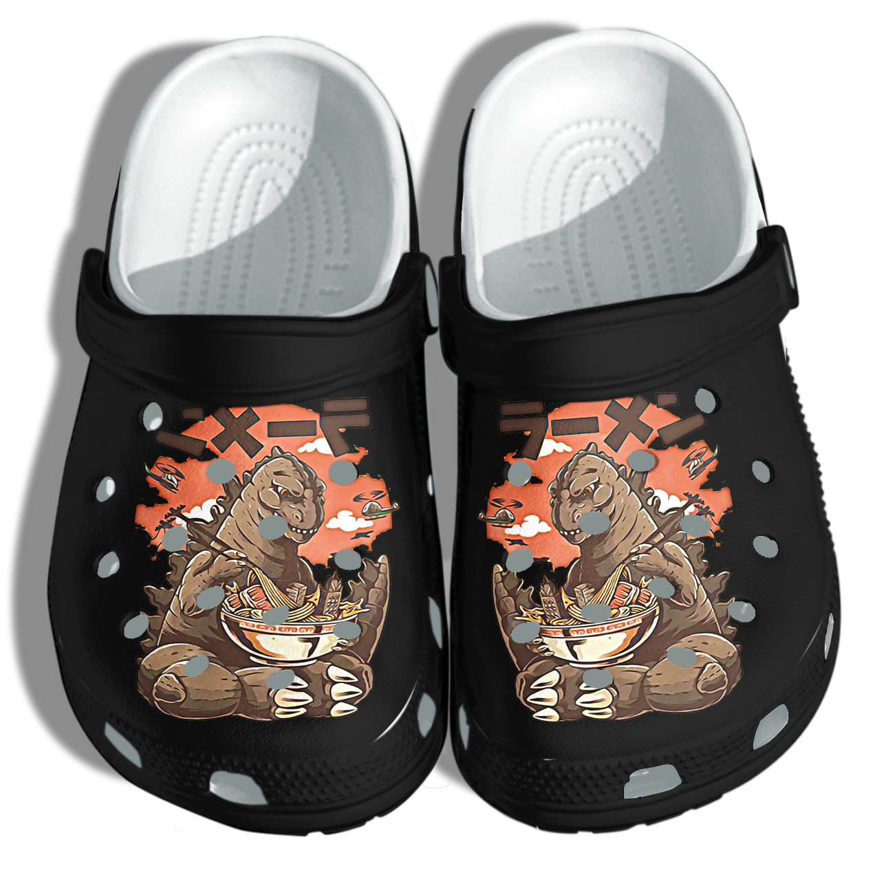 Godzilla Anime Shoes 2022 Funny - Anime Godzilla Noodle Japan Outdoor Shoes For Men Women