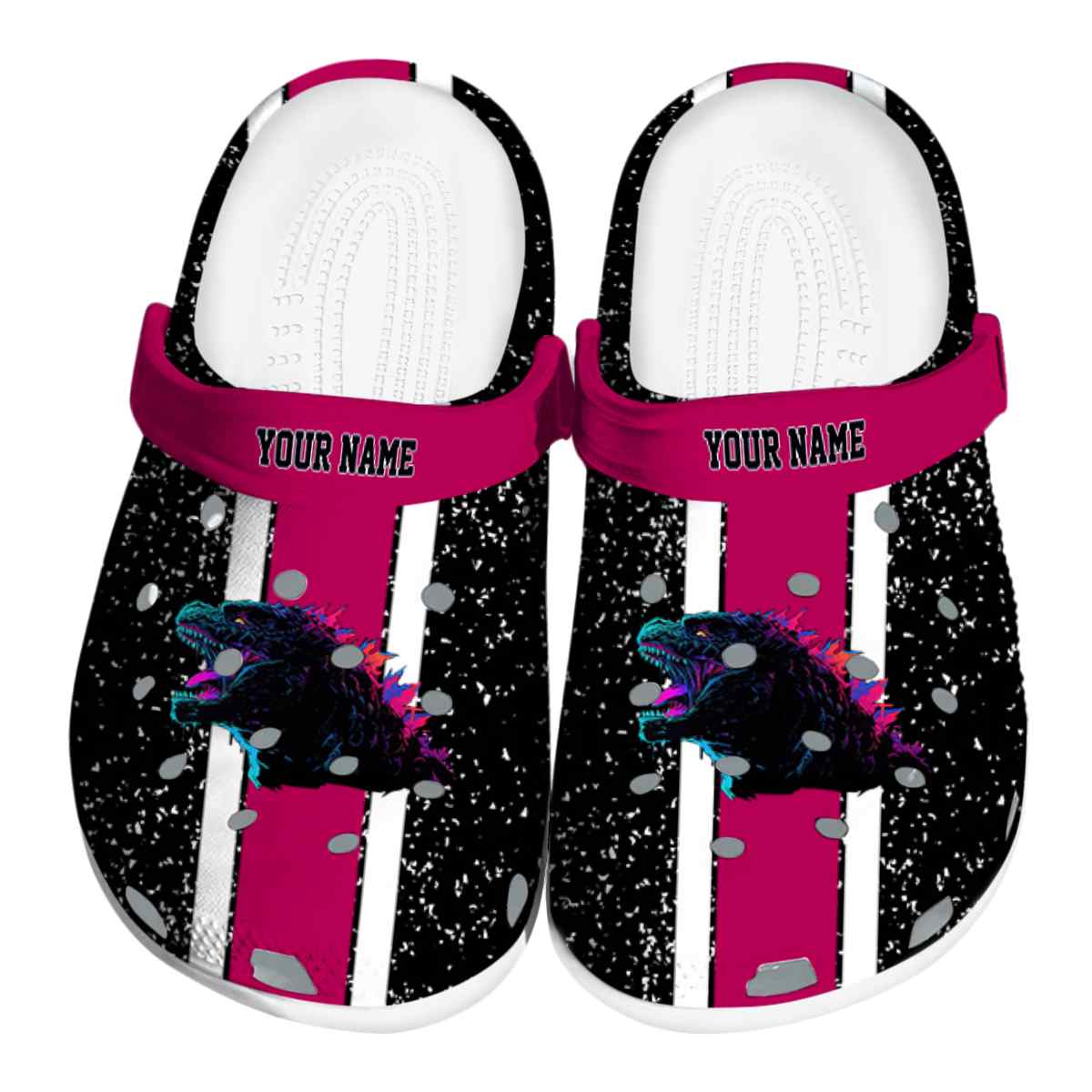 Godzilla Movie Crocs Crocband Clogs Shoes Comfortable For Men Women and Kids