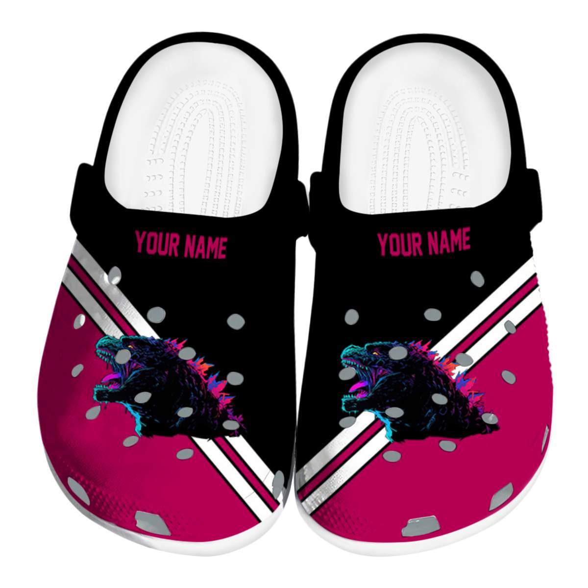 Godzilla Movie Crocs Crocband Clogs Shoes Comfortable For Men Women and Kids