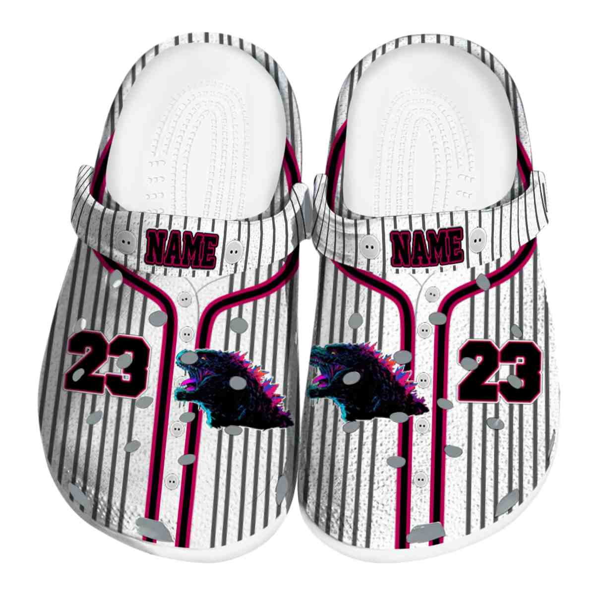 Godzilla Movie Crocs Crocband Clogs Shoes Comfortable For Men Women and Kids