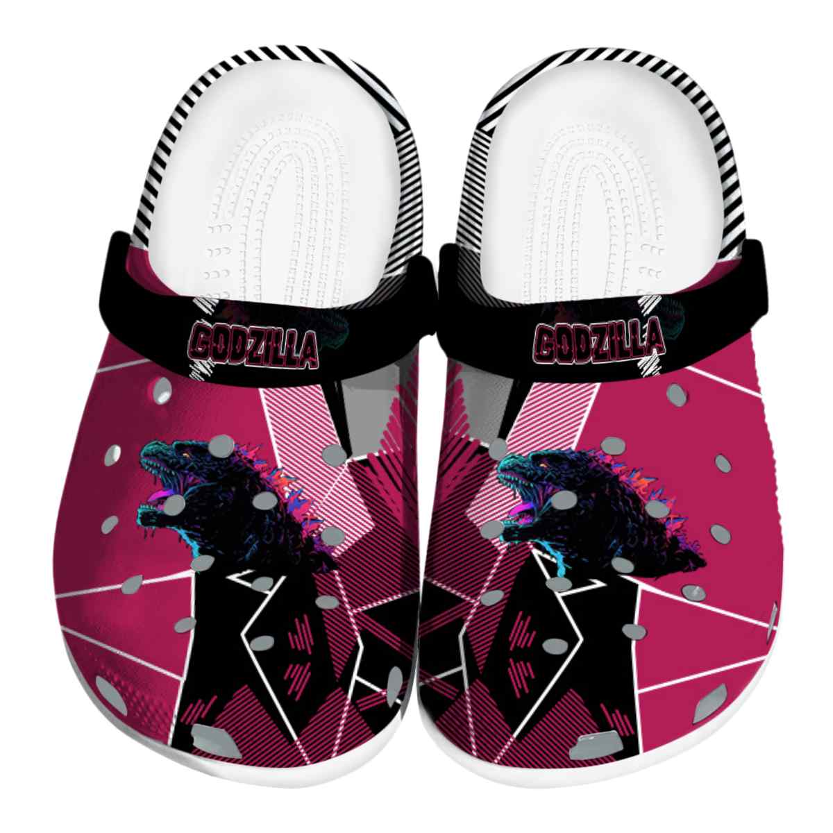 Godzilla Movie Crocs Crocband Clogs Shoes Comfortable For Men Women and Kids