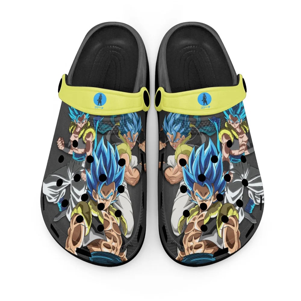 Gogeta Dragon Ball Anime Crocs Crocband Clogs Shoes Comfortable For Men Women and Kids