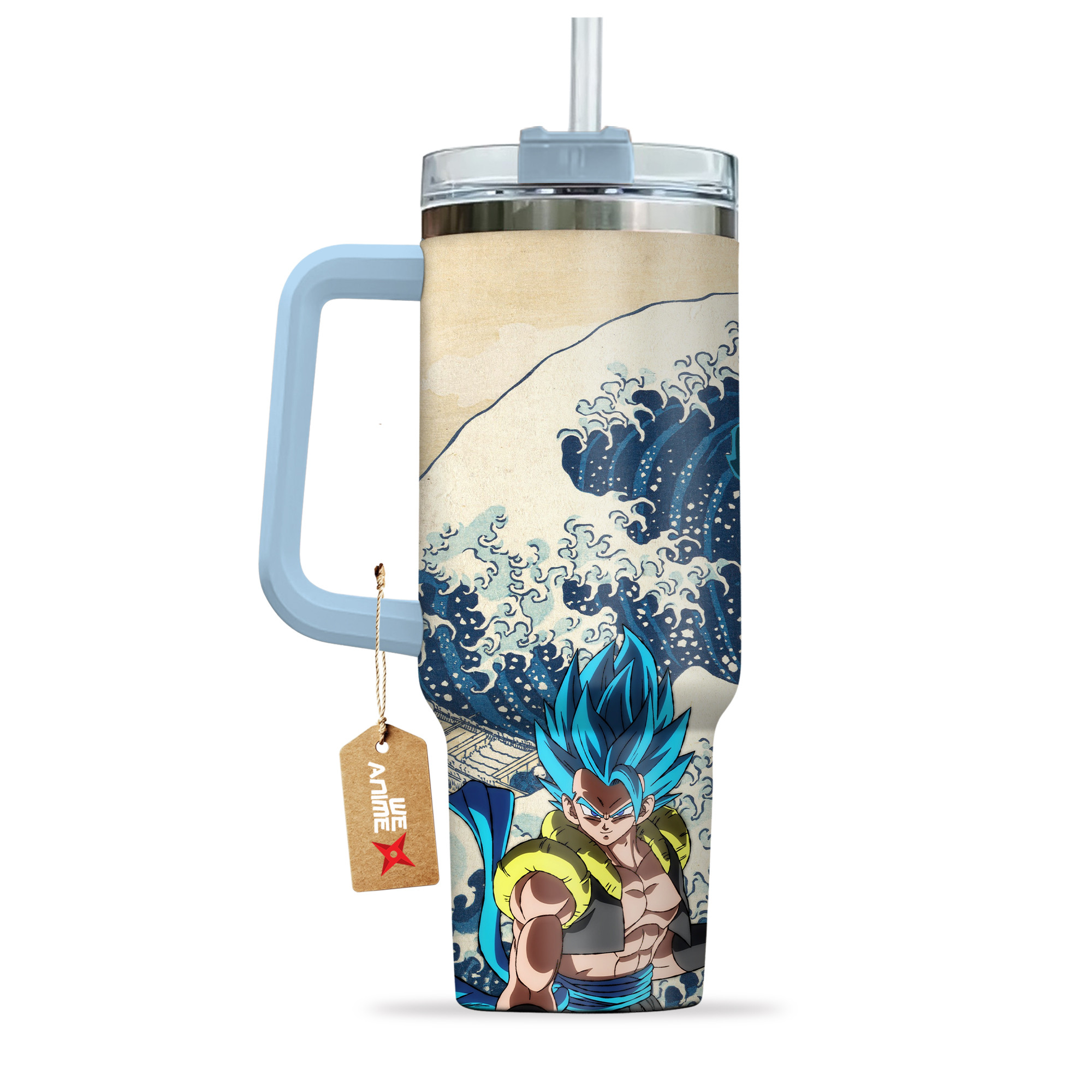 Gogeta Dragon Ball Anime Custom Stanley Cup 40 oz 30 oz Tumbler With HandleTVC2301138 - Image 3