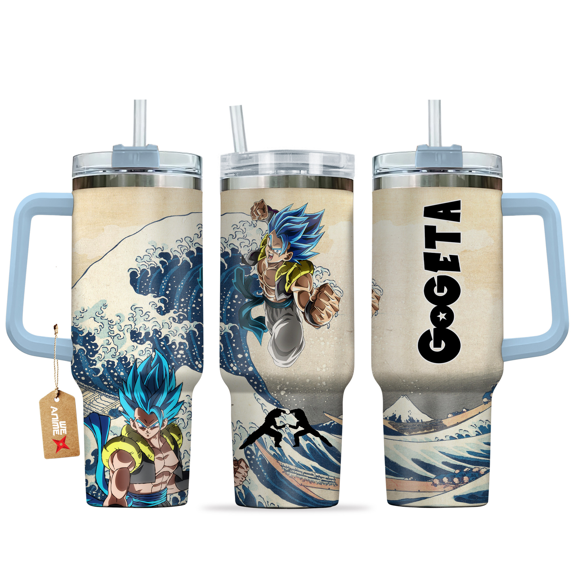 Gogeta Dragon Ball Anime Custom Stanley Cup 40 oz 30 oz Tumbler With HandleTVC2301138
