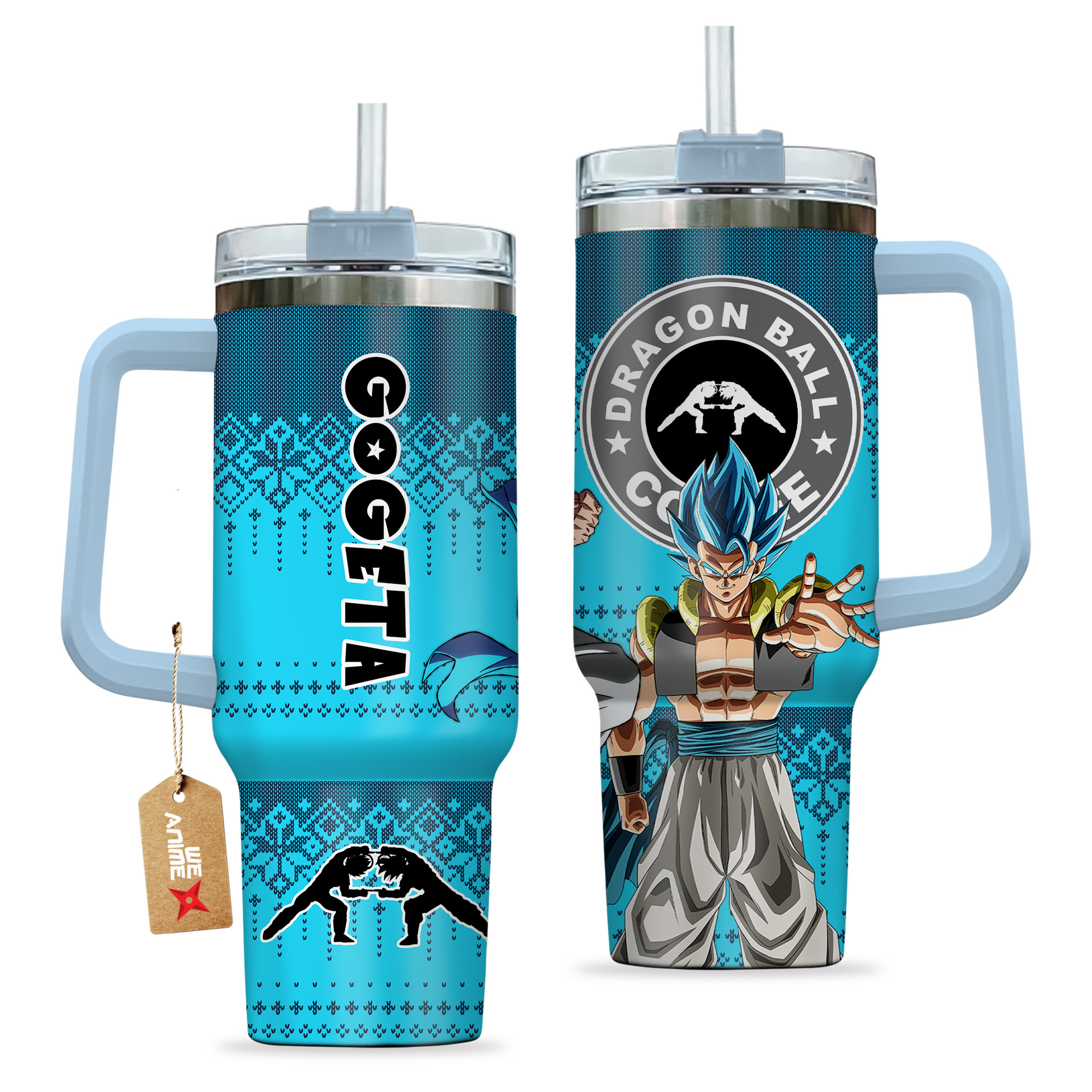 Gogeta Dragon Ball Z Anime Custom Stanley Cup 40 oz 30 oz Tumbler With HandleTVC2301161 - Image 2