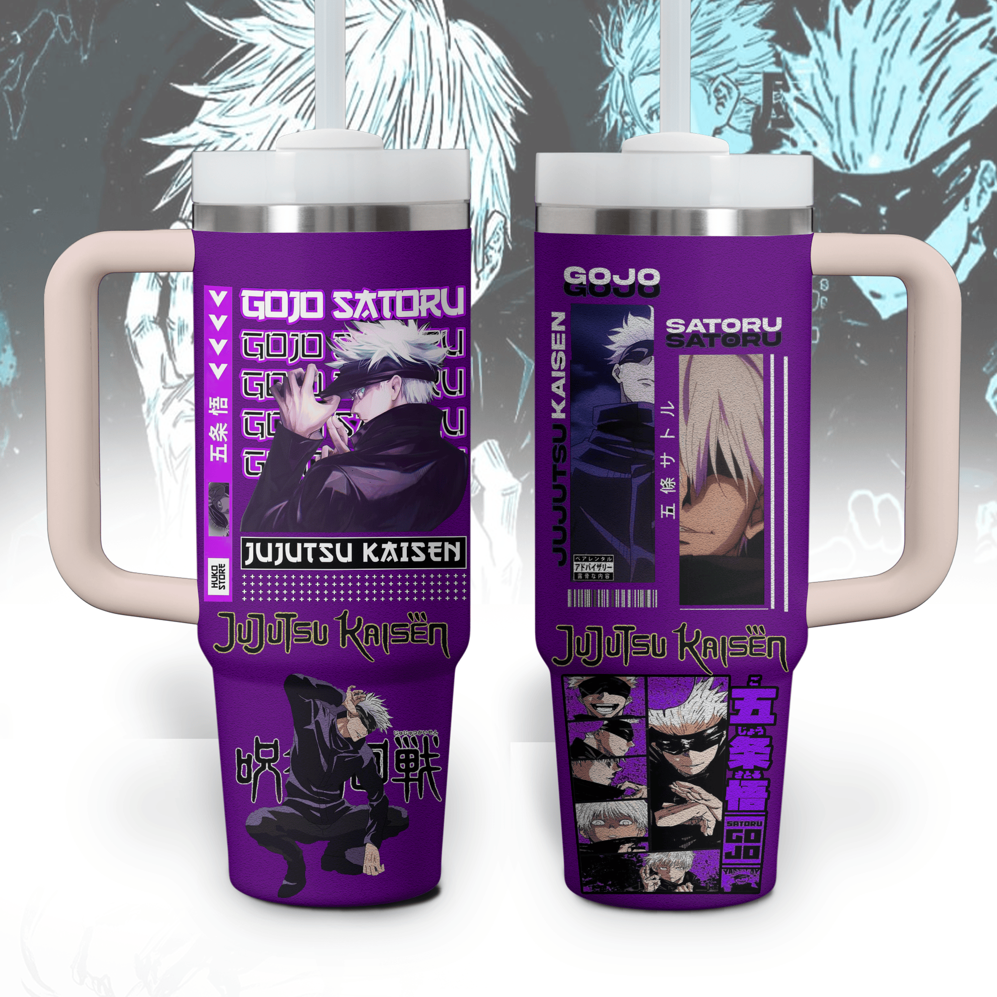 Gojo Satoru Jujutsu Kaisen Anime Custom Stanley Cup 40 oz 30 oz Tumbler With HandleTVC2301522