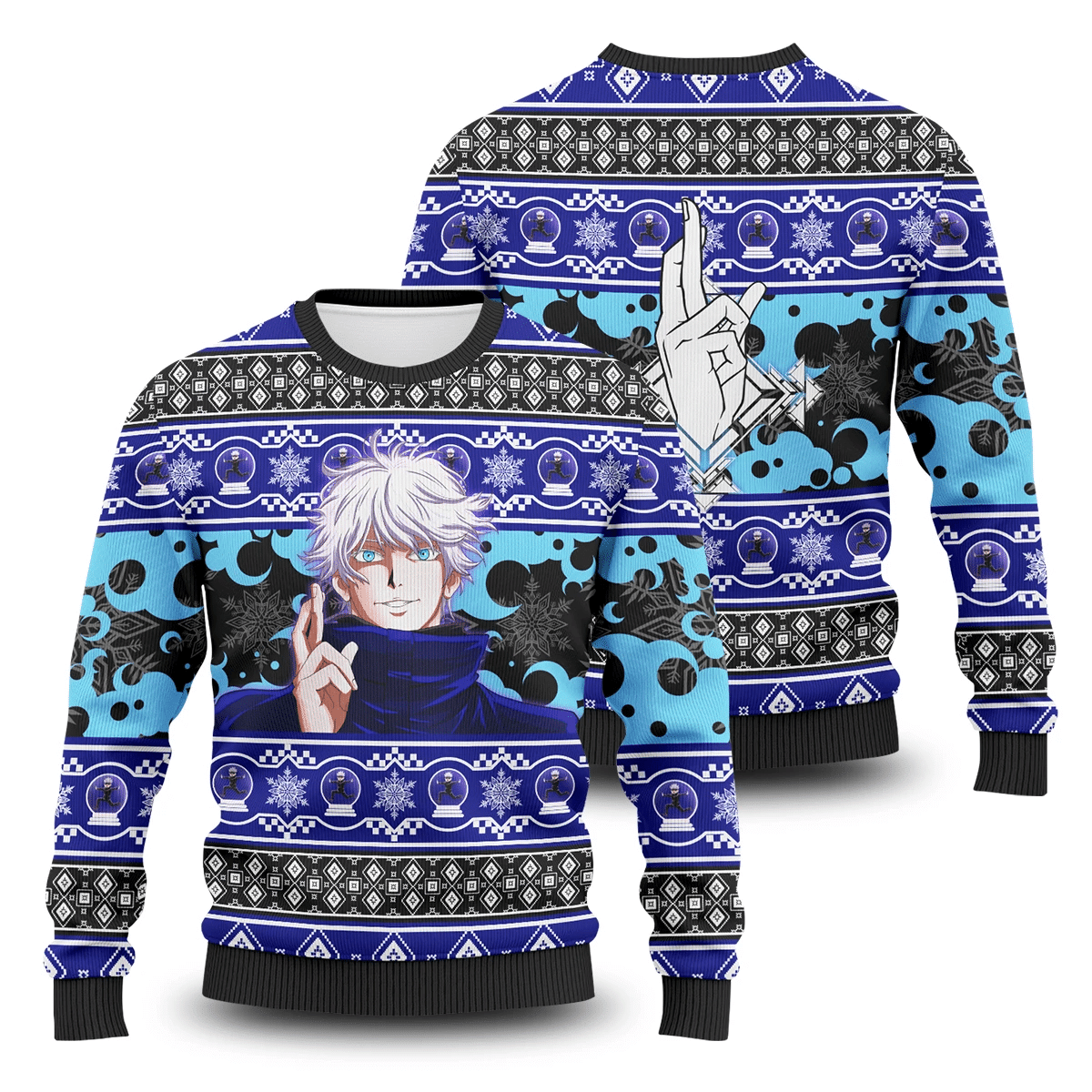 Gojo Xmas Ugly Christmas Sweater Adult 3D Funny Matching for family