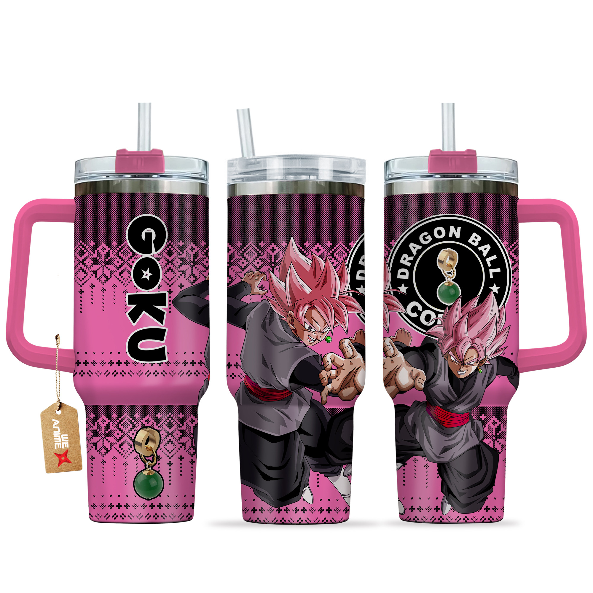 Goku Black Rose Dragon Ball Z Anime Custom Stanley Cup 40 oz 30 oz Tumbler With HandleTVC2301161