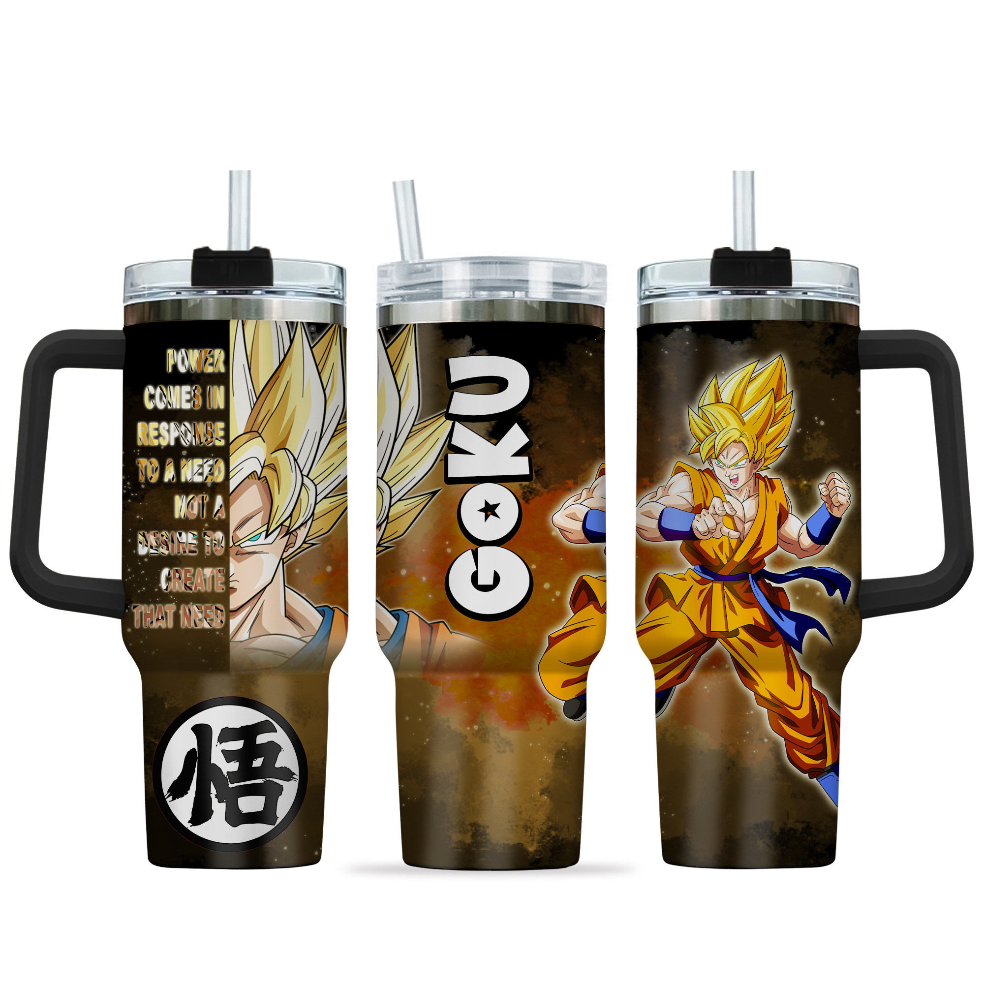 Goku Dragon Ball Anime Custom Stanley Cup 40 oz 30 oz Tumbler With HandleTVC2301135