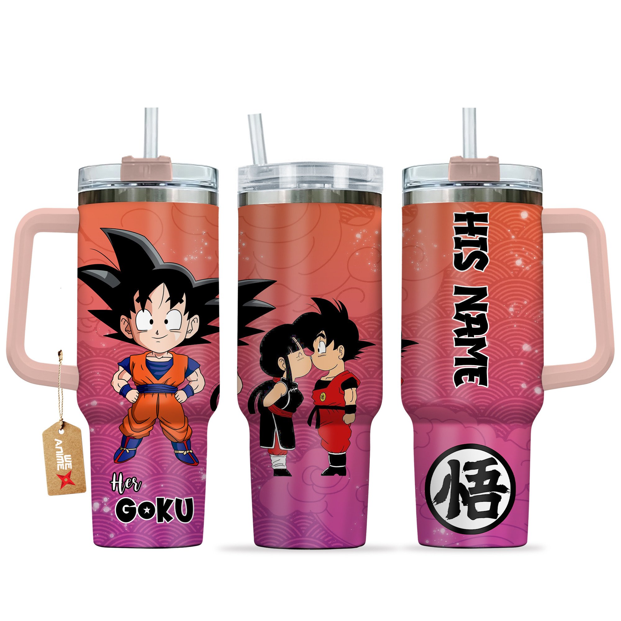 Goku Dragon Ball Anime Valentine Custom Stanley Cup 40 oz 30 oz Tumbler With HandleTVC2301168