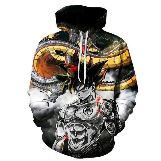 Goku Dragon Ball Z 3D All Over Print Hoodie, Zip Hoodie