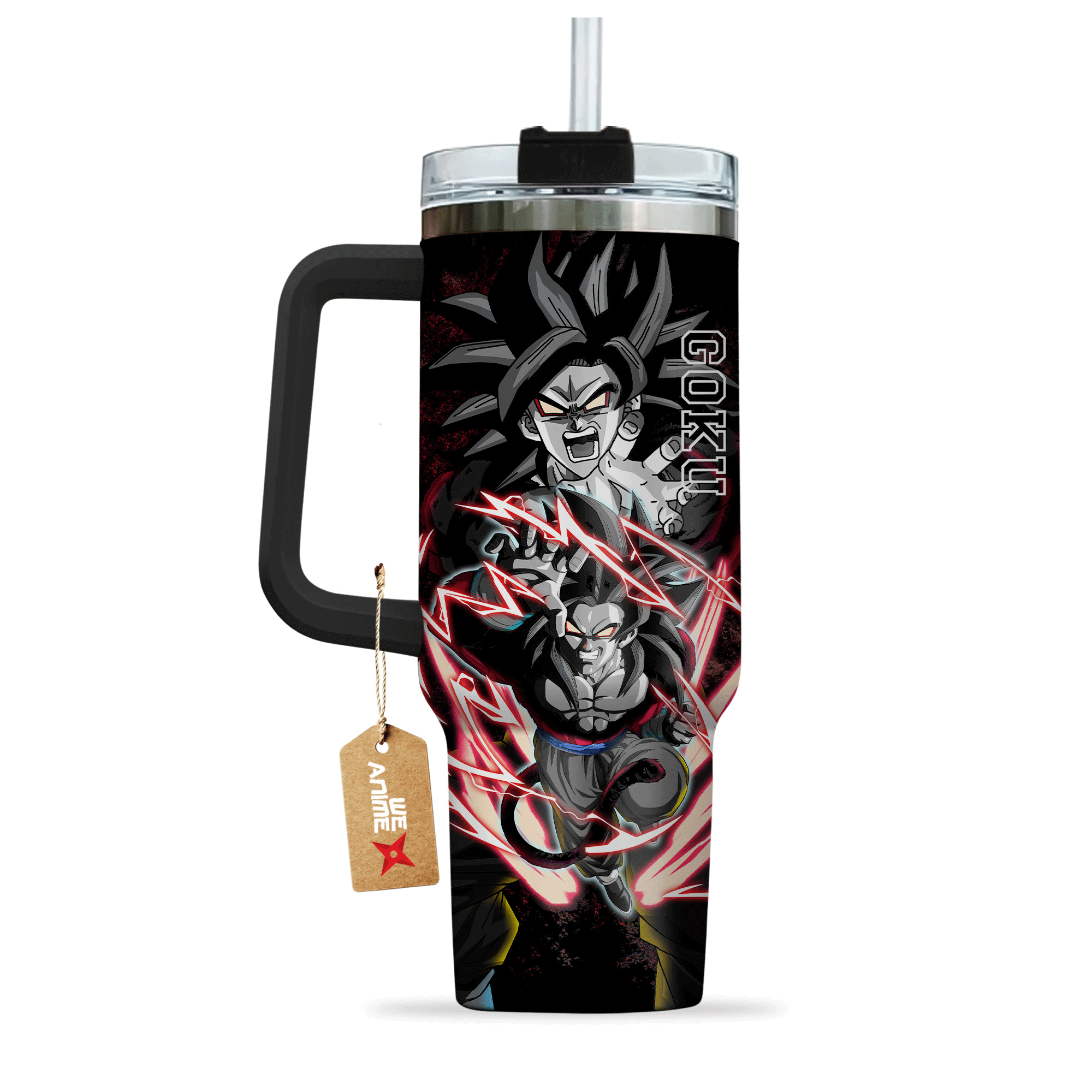 Goku Super Saiyan 4 Dragon Ball Anime Custom Stanley Cup 40 oz 30 oz Tumbler With HandleTVC2301203