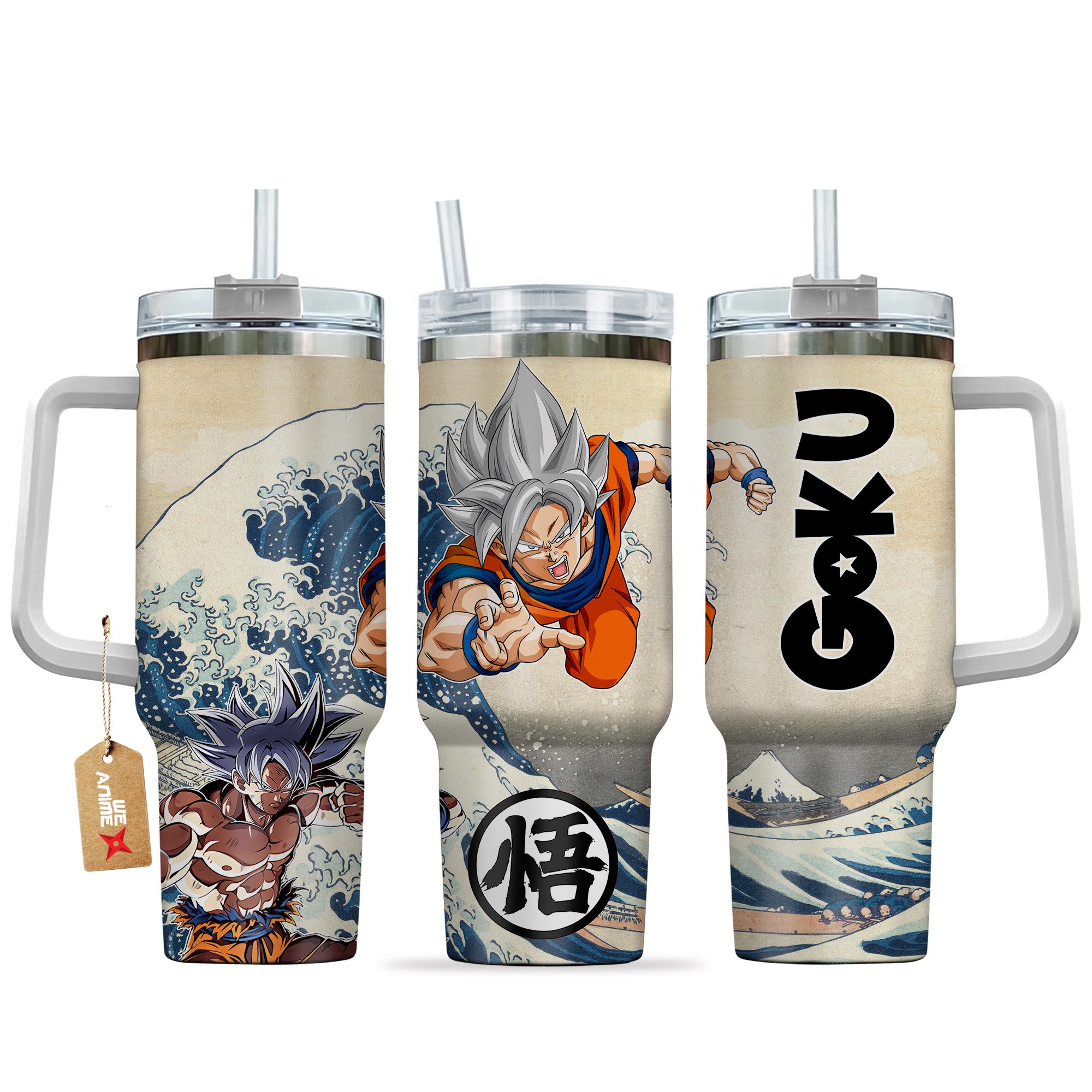 Goku Ultra Instinct Dragon Ball Anime Custom Stanley Cup 40 oz 30 oz Tumbler With HandleTVC2301138