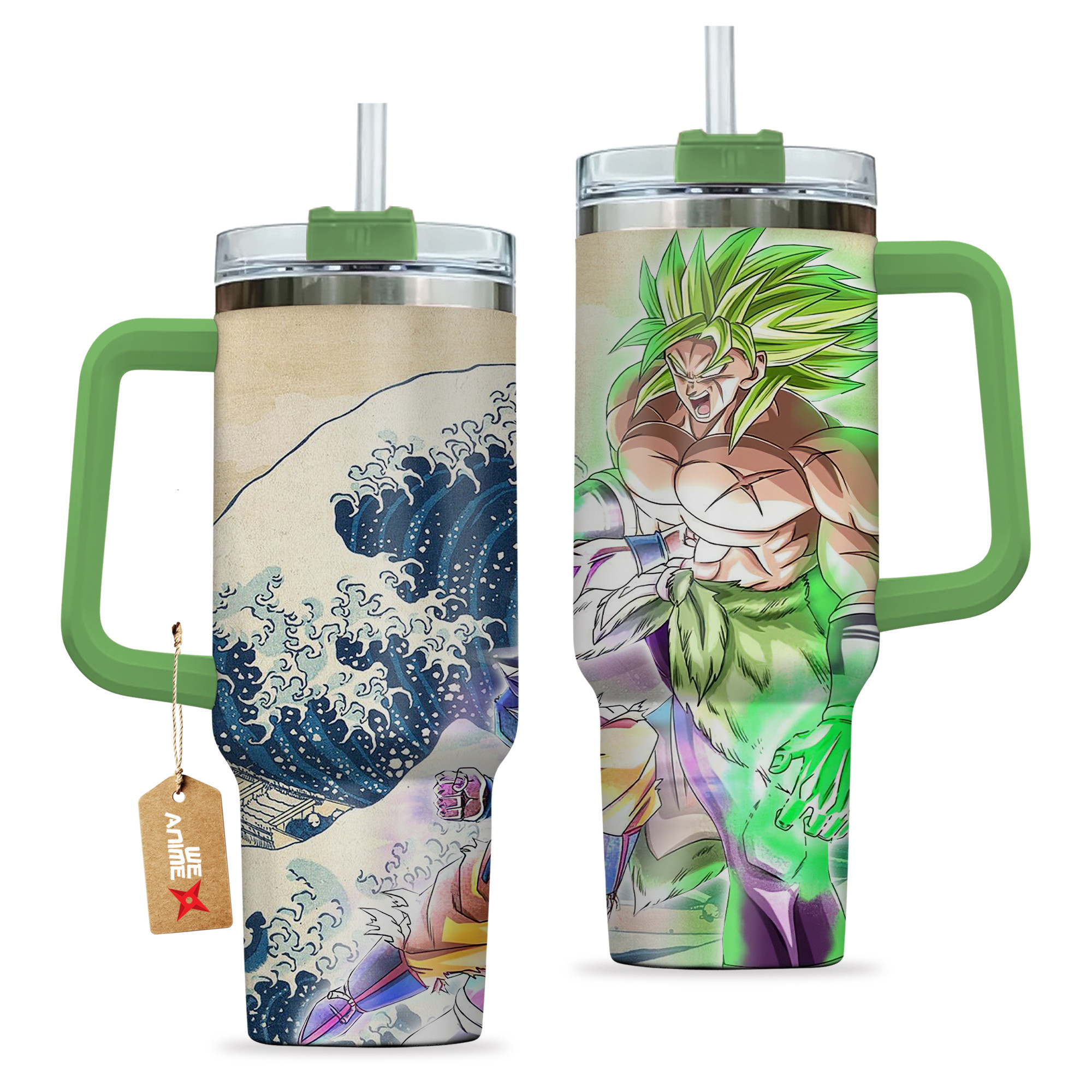 Goku x Broly Dragon Ball Anime Custom Stanley Cup 40 oz 30 oz Tumbler With HandleTVC2301147 - Image 2