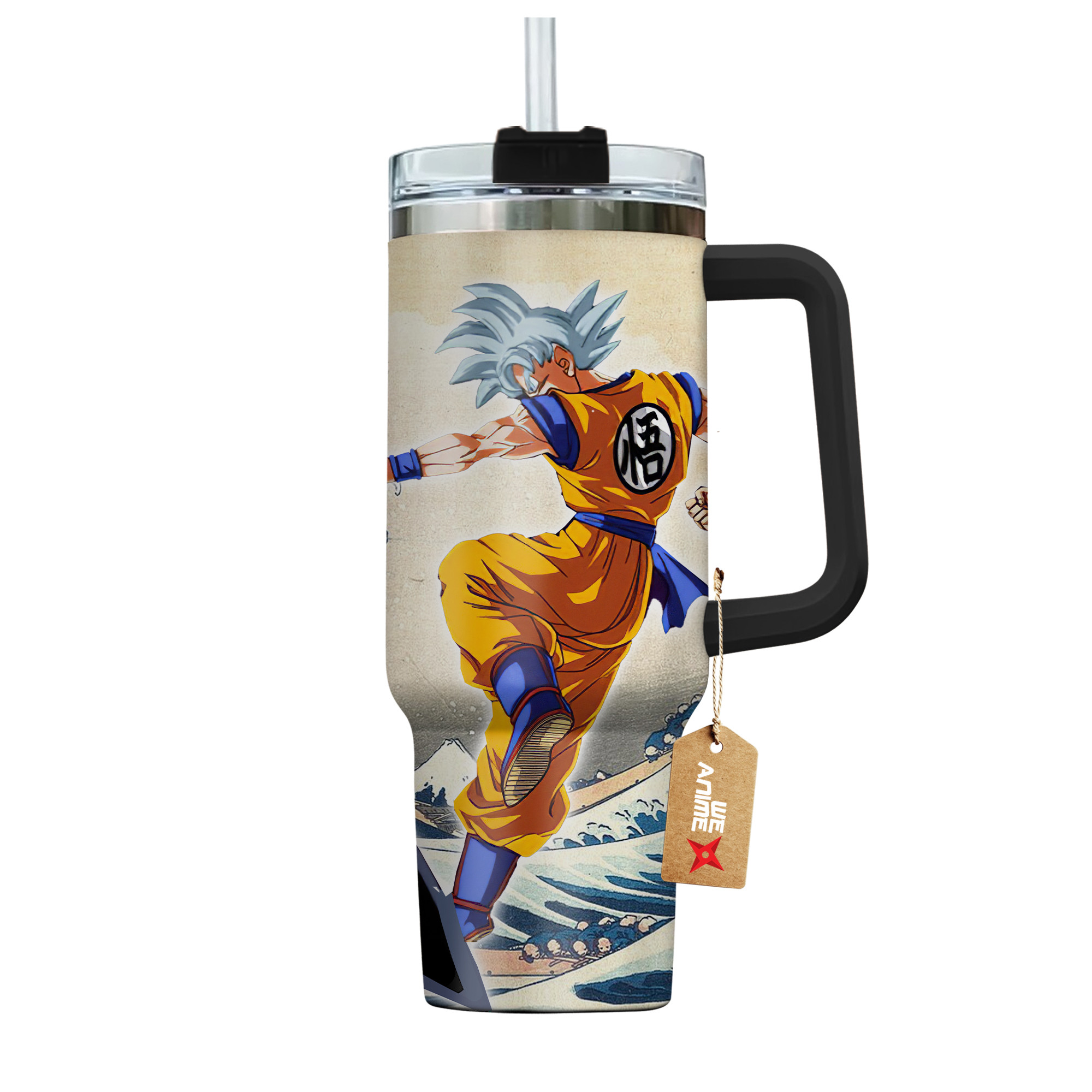 Goku x Cell Max Dragon Ball Anime Custom Stanley Cup 40 oz 30 oz Tumbler With HandleTVC2301147 - Image 4
