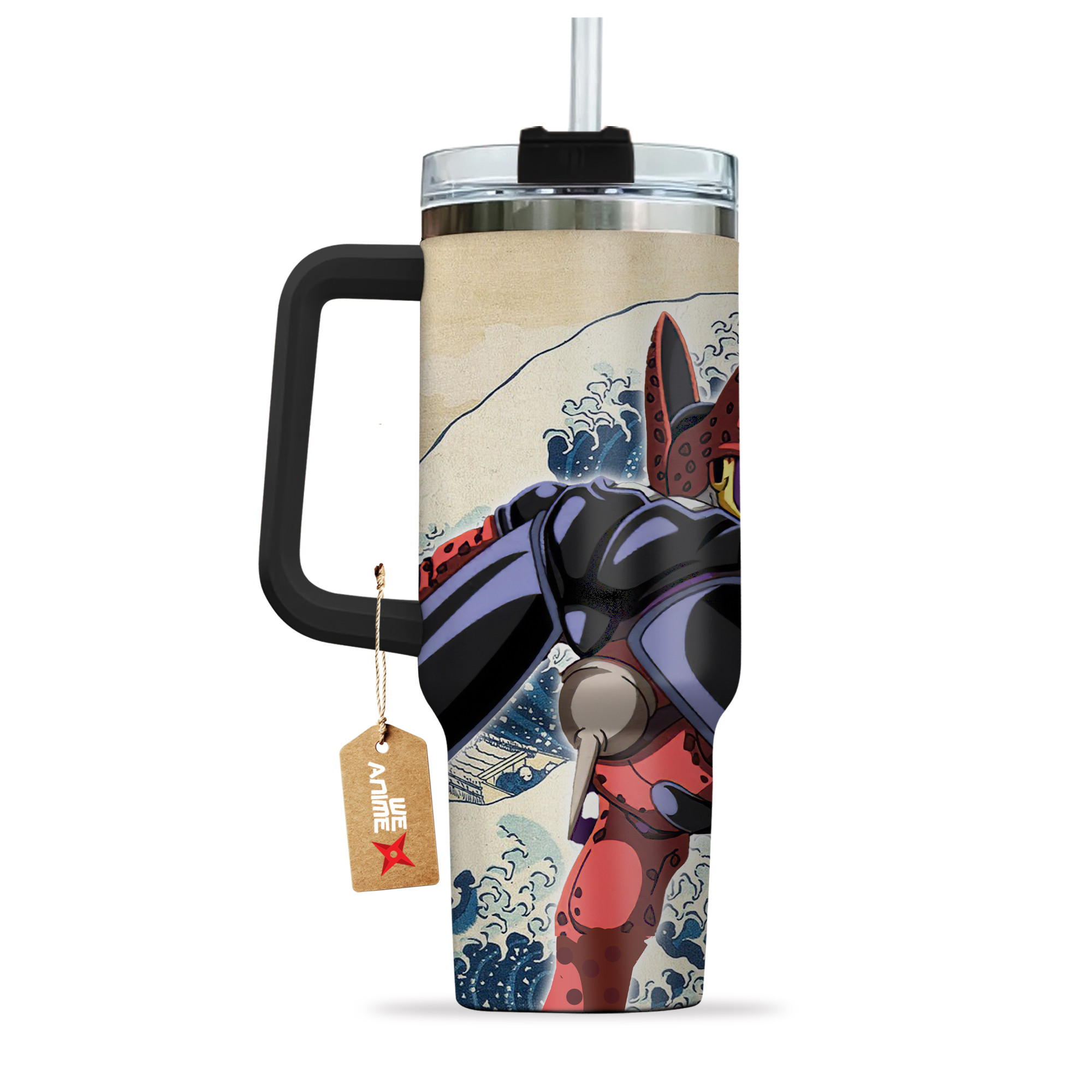 Goku x Cell Max Dragon Ball Anime Custom Stanley Cup 40 oz 30 oz Tumbler With HandleTVC2301147 - Image 3