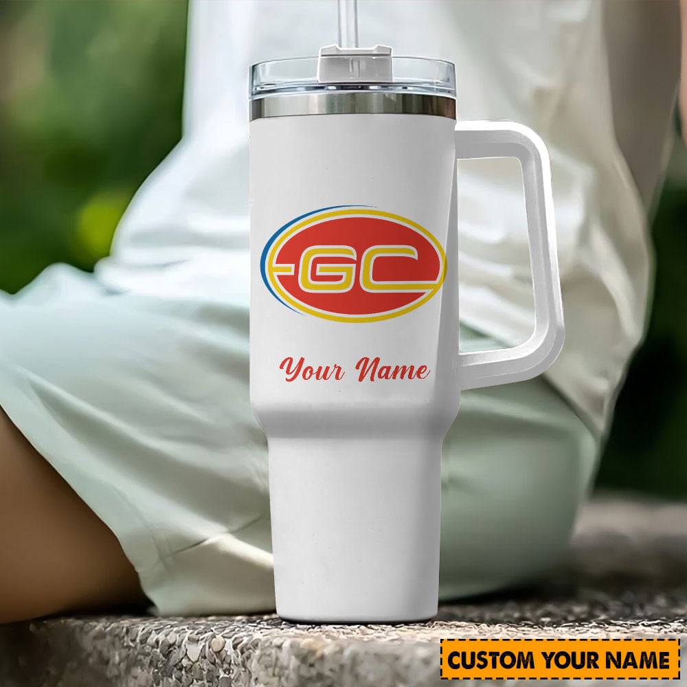 Gold Coast Suns AFL Custom Stanley Cup 40 oz 30 oz Tumbler With HandleTVC2301193