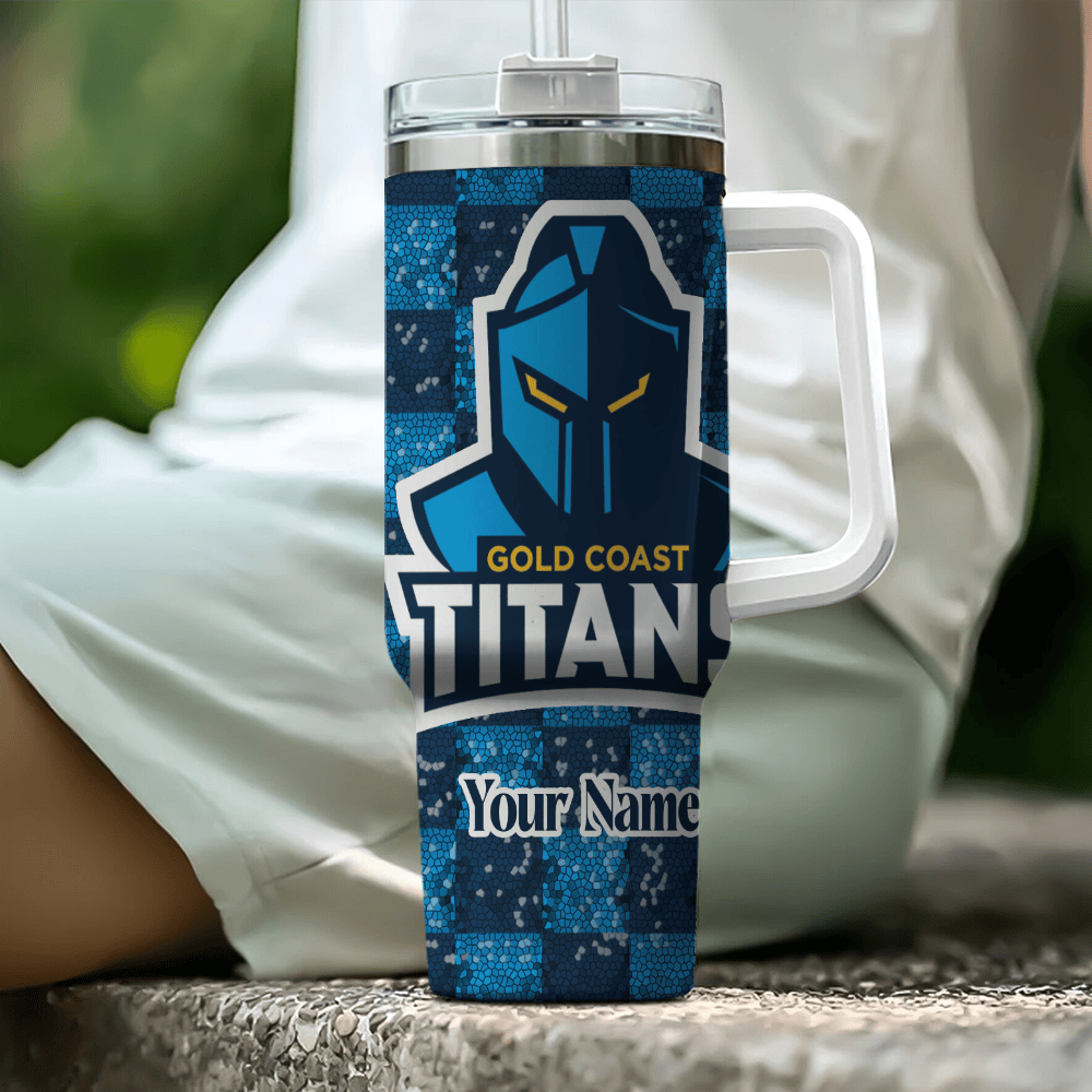 Gold Coast Titans NRL Custom Stanley Cup 40 oz 30 oz Tumbler With HandleTVC230112