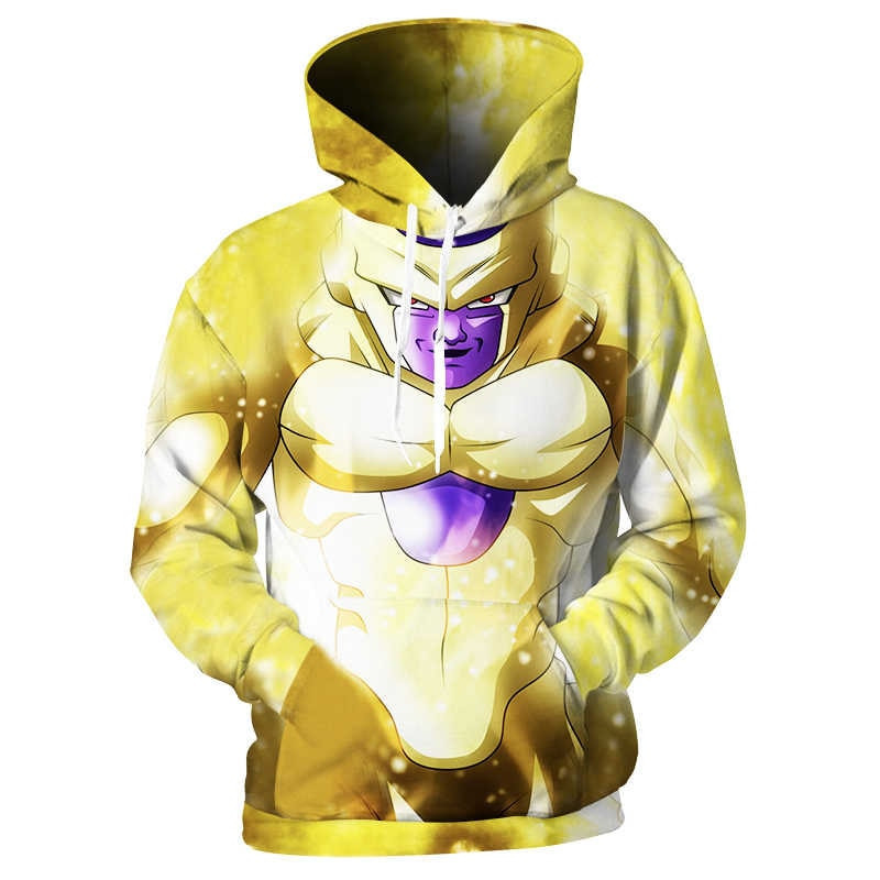 Golden Frieza 3D All Over Print Hoodie, Zip Hoodie