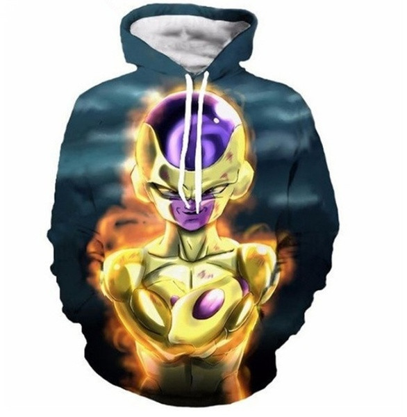 Golden Frieza 3D All Over Print Hoodie, Zip Hoodie