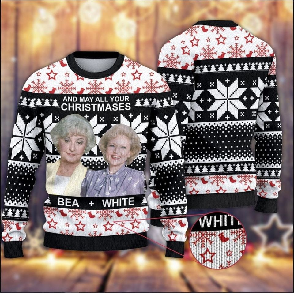 Golden Girls And My All Your Christmas Bea 3D Sweater