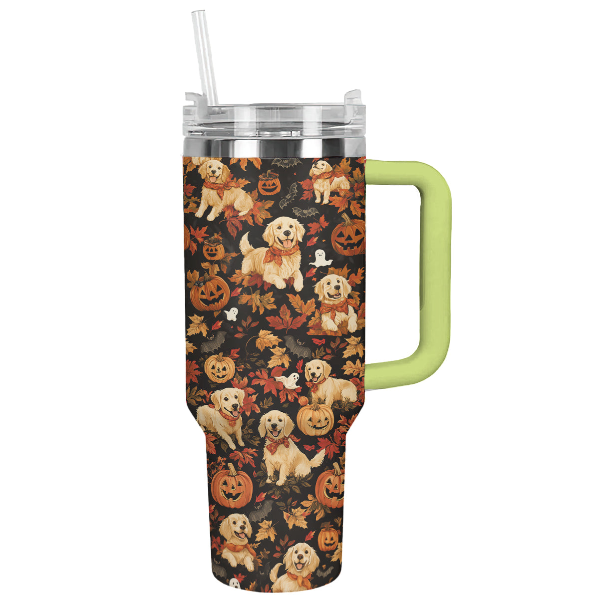 Golden Howl On Halloween Custom Stanley Cup 40 oz 30 oz Tumbler With HandleTVC2301673 - Image 13