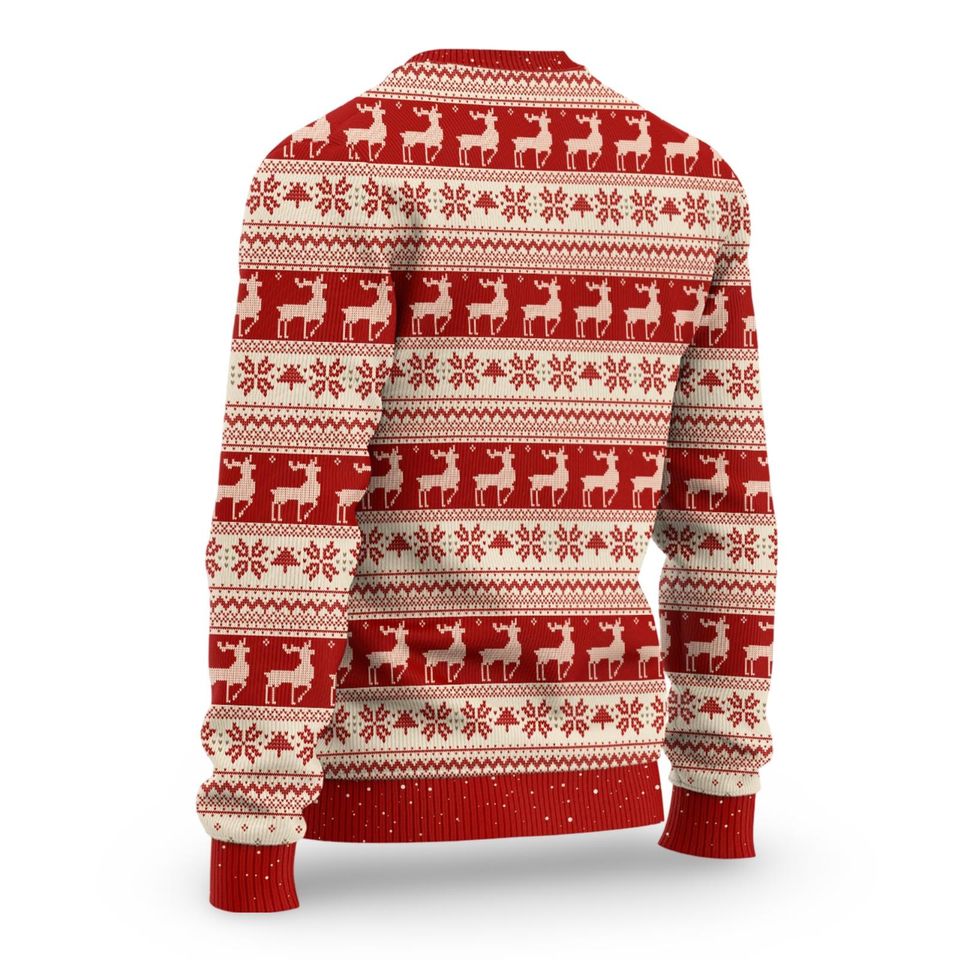 Golden Retriever Christmas Lights Sweater, Christmas 3D All Over Print Sweater - Image 5