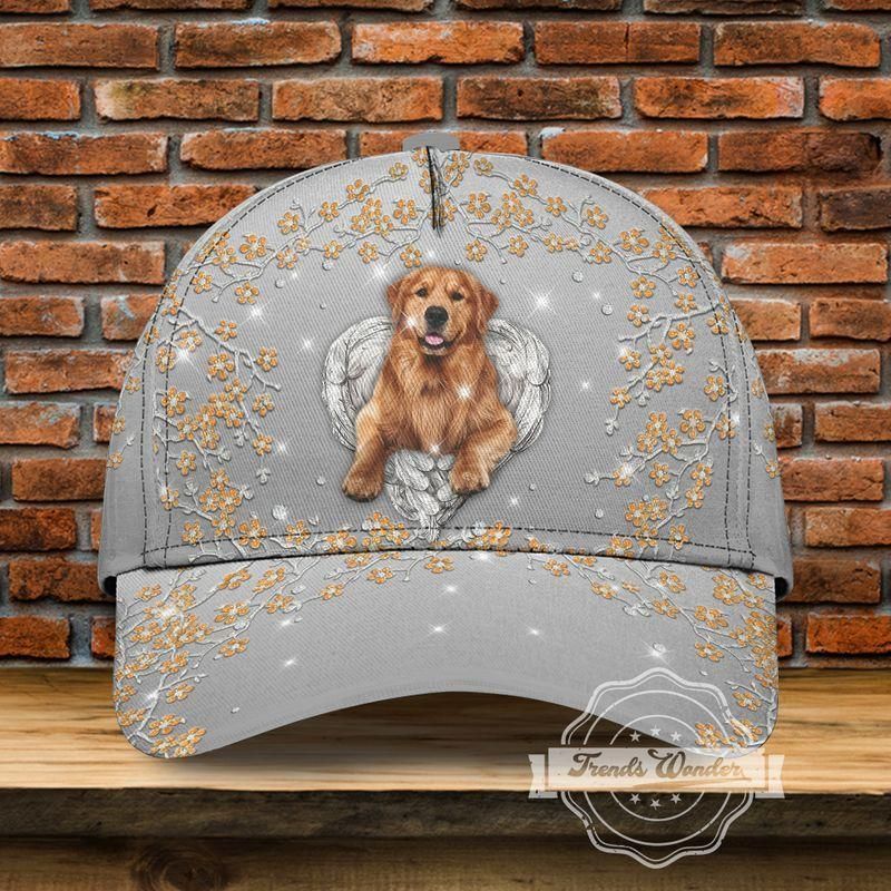 Golden Retriever Classic Cap Baseball Cap For Dog Lovers Trucker Hats Custom Hats Gifts For Men & Women