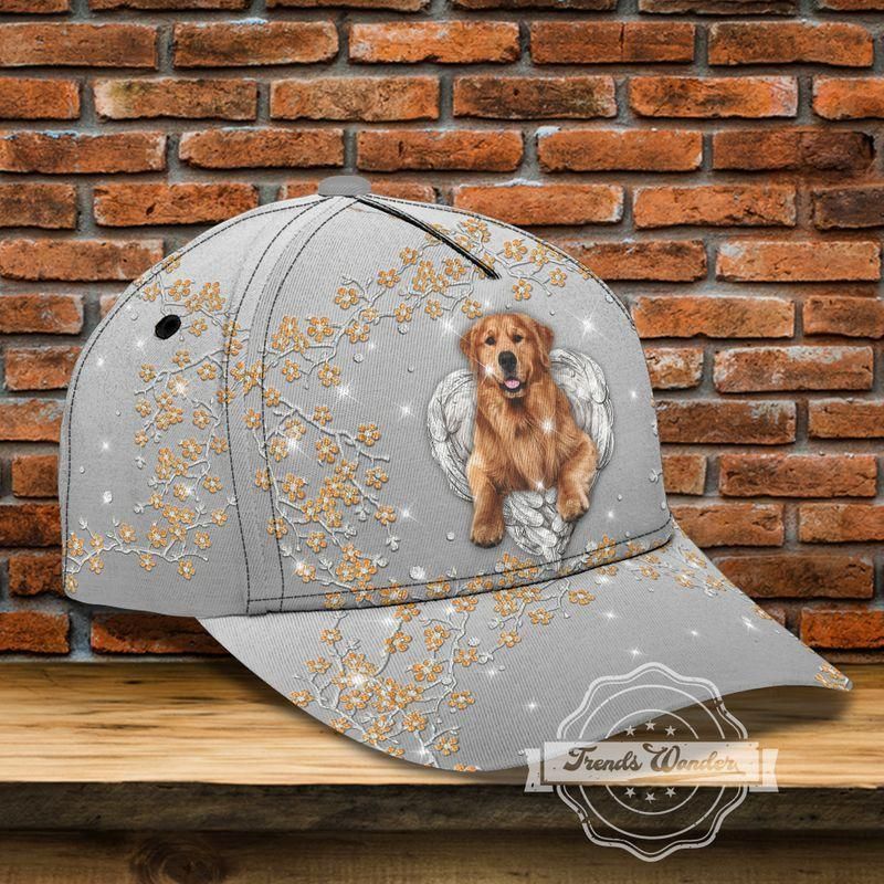 Golden Retriever Classic Cap Baseball Cap For Dog Lovers Trucker Hats Custom Hats Gifts For Men & Women