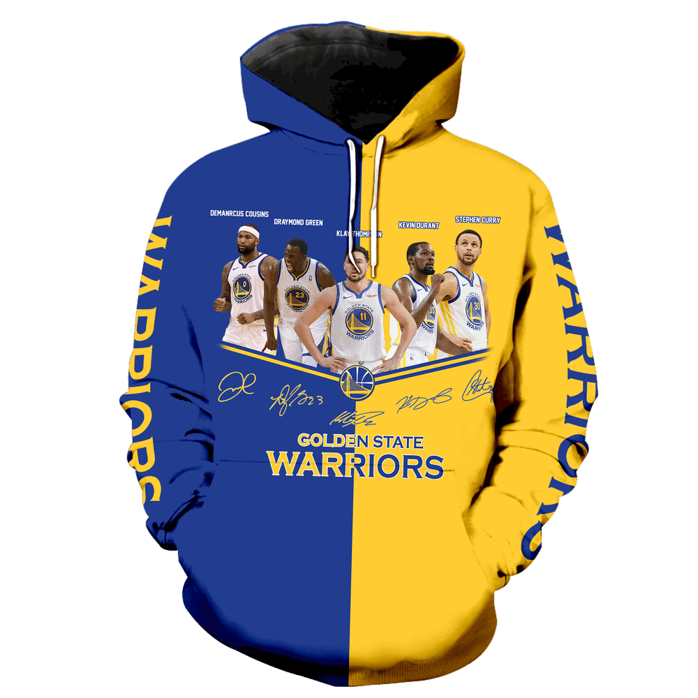 Golden State Warriors Full 3D All Over Print Hoodie, Zip Hoodie