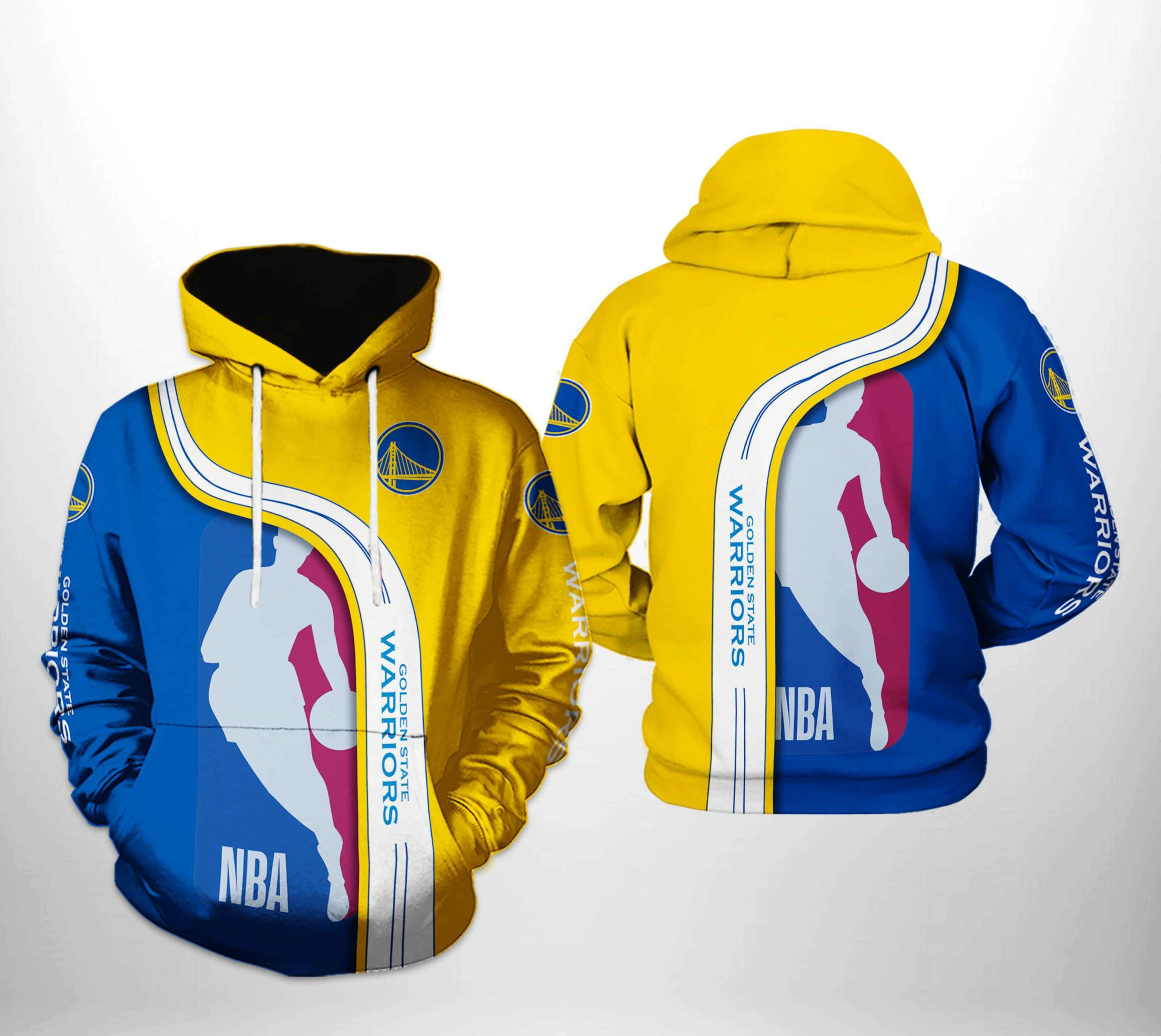 Golden State Warriors NBA Team 3D All Over Print Hoodie, Zip Hoodie