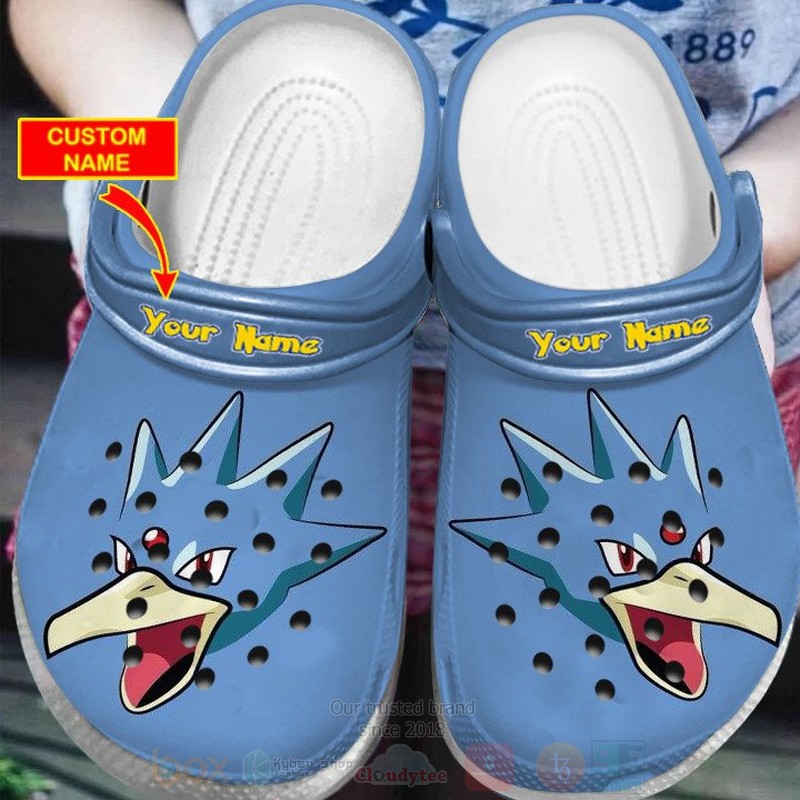 Golduck Pokemon Anime Crocs Crocband Clogs Shoes Comfortable For Men Women and Kids