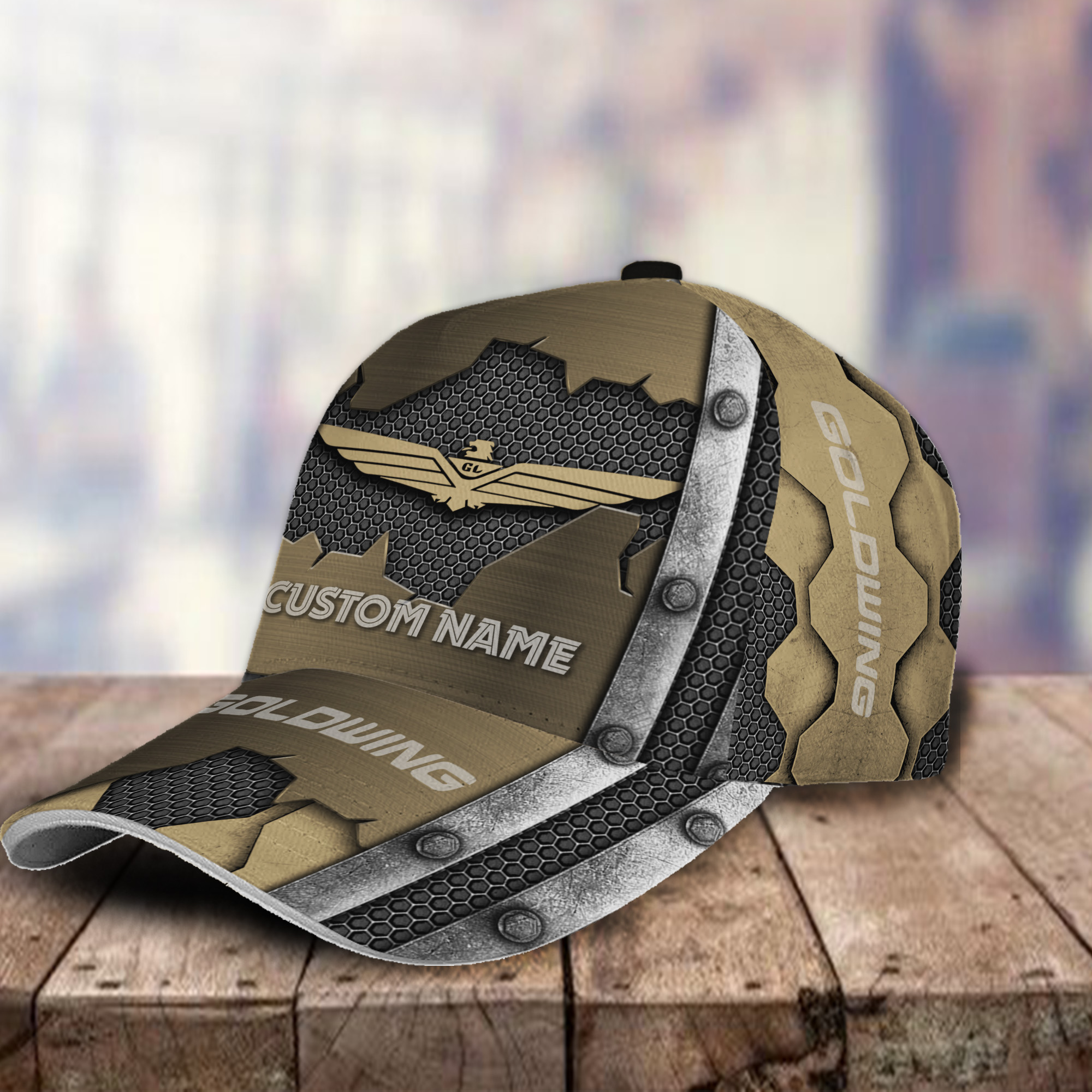 Goldwing 3D Classic Cap Custom Hat Logo Name Trucker Hats Custom Hats Gifts For Men & Women