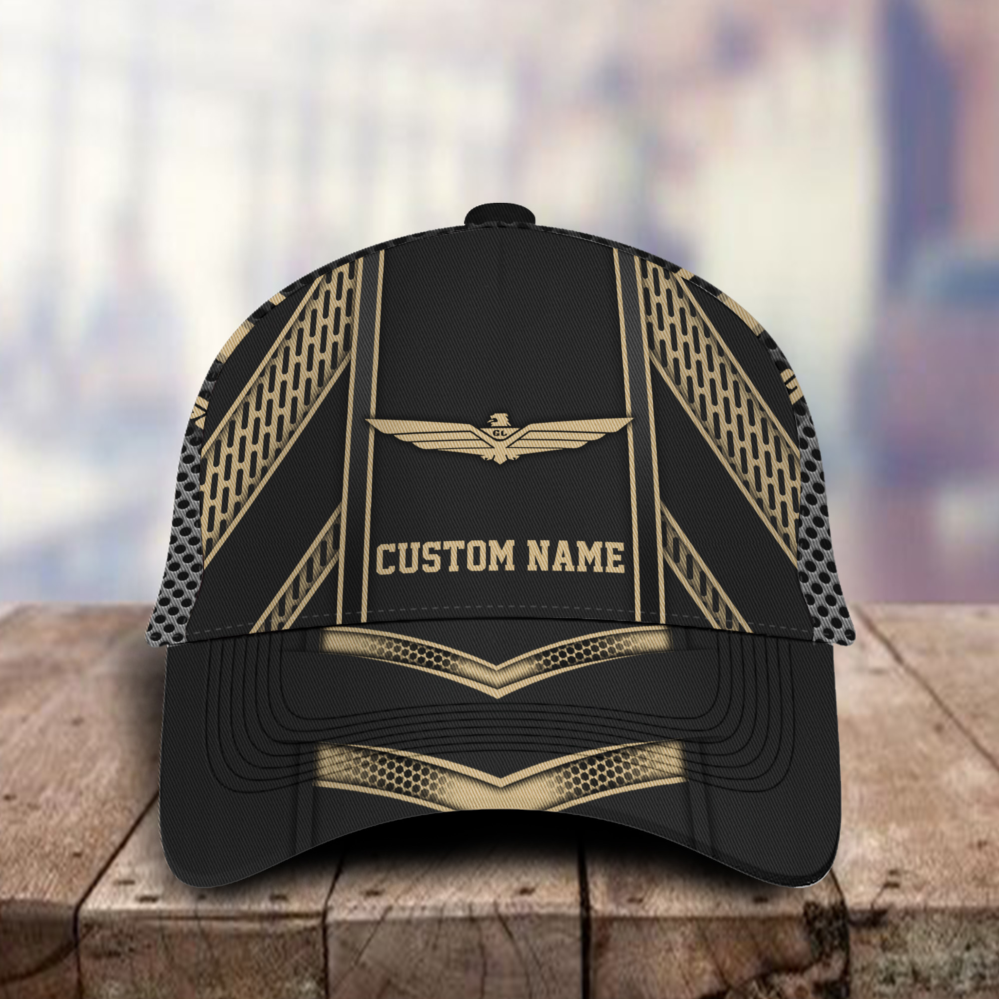 Goldwing 3D Classic Cap Hat Personalized Name For Men Women Trucker Hats Custom Hats Gifts For Men & Women