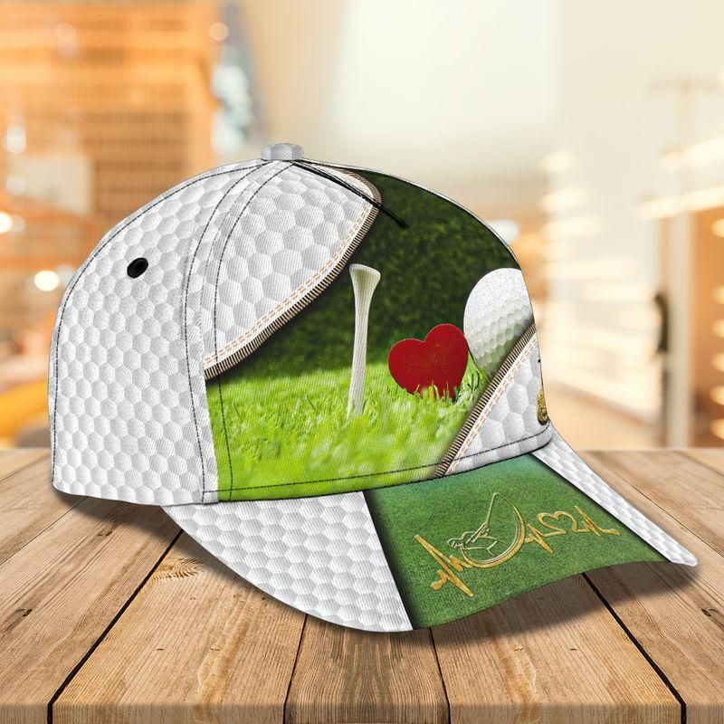 Golf Course White Classic Cap Baseball Cap For Golf Lovers Trucker Hats Custom Hats Gifts For Men & Women