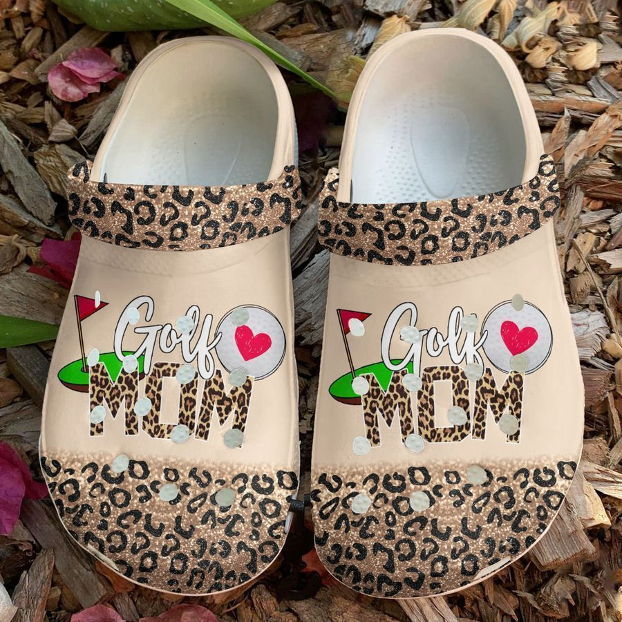 Golf Mom Cheetah Classic Clogs Shoes