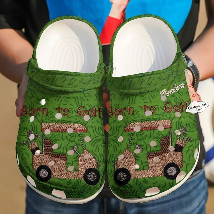 Golf Personalized Born To Clog Shoes