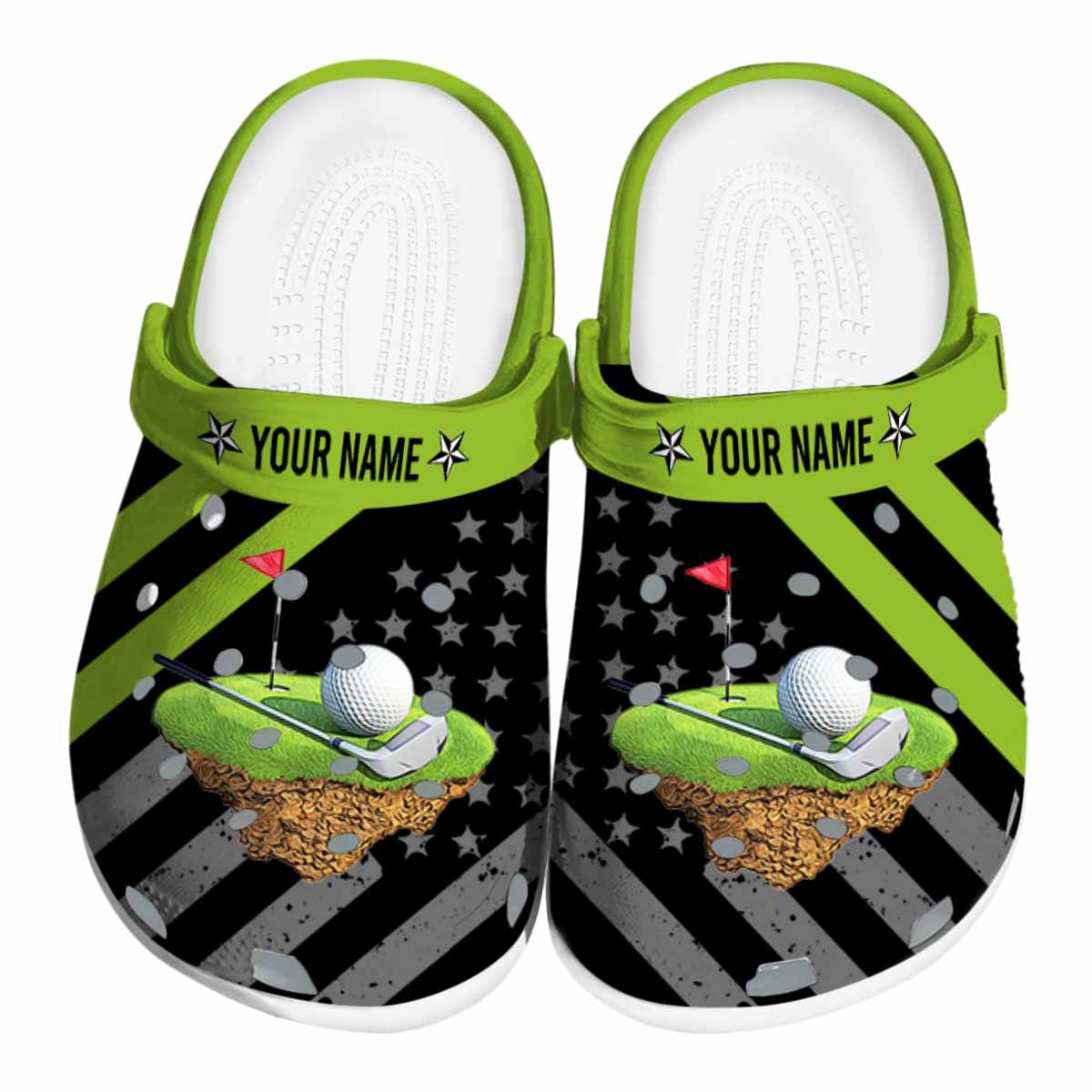 Golf Sport Crocs Crocband Clogs Shoes Comfortable For Men Women and Kids