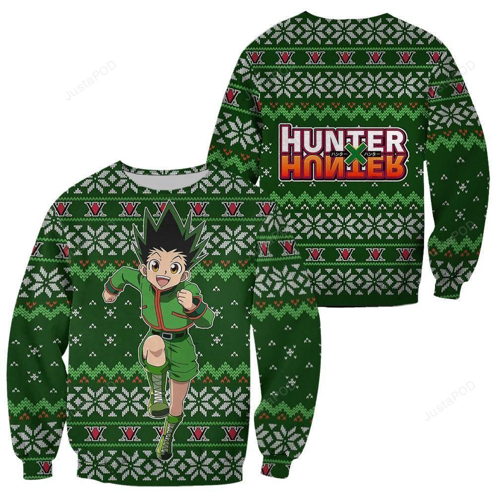 Gon Hunter X Hunter Ugly Christmas Sweater Adult 3D Funny Matching for family